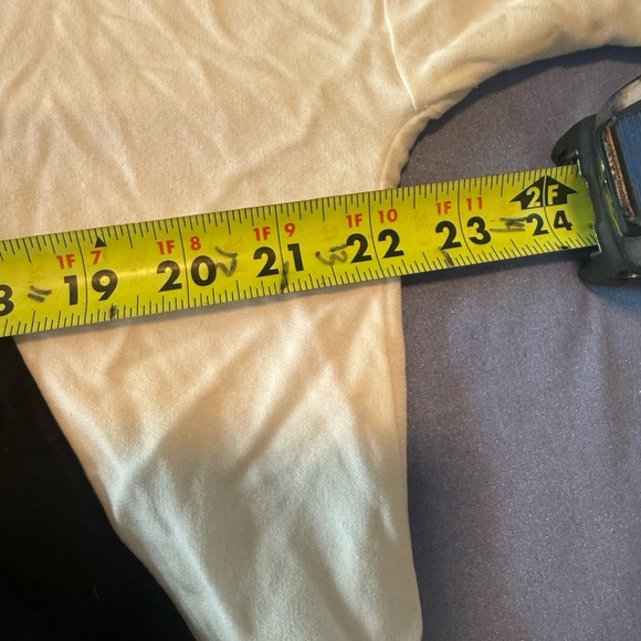 Red 23 Cream and Black Relaxed Asymmetrical Blouse - Picture 6 of 7